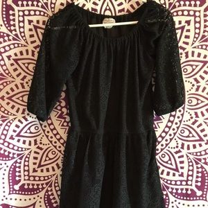 Black Lace Dress//Size Medium